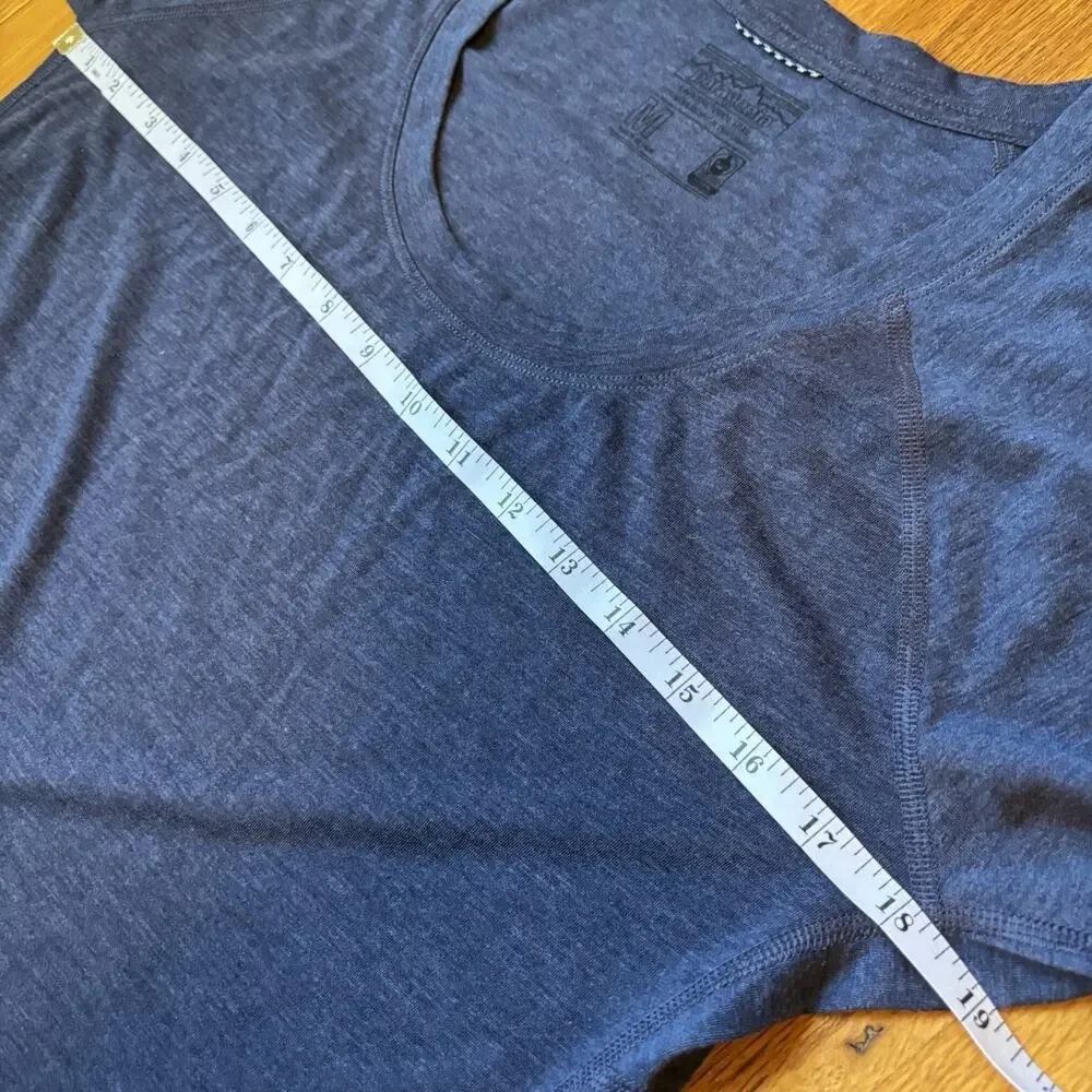 Patagonia Women's Capilene® Cool Trail Shirt Classic Navy Medium Running Outdoor